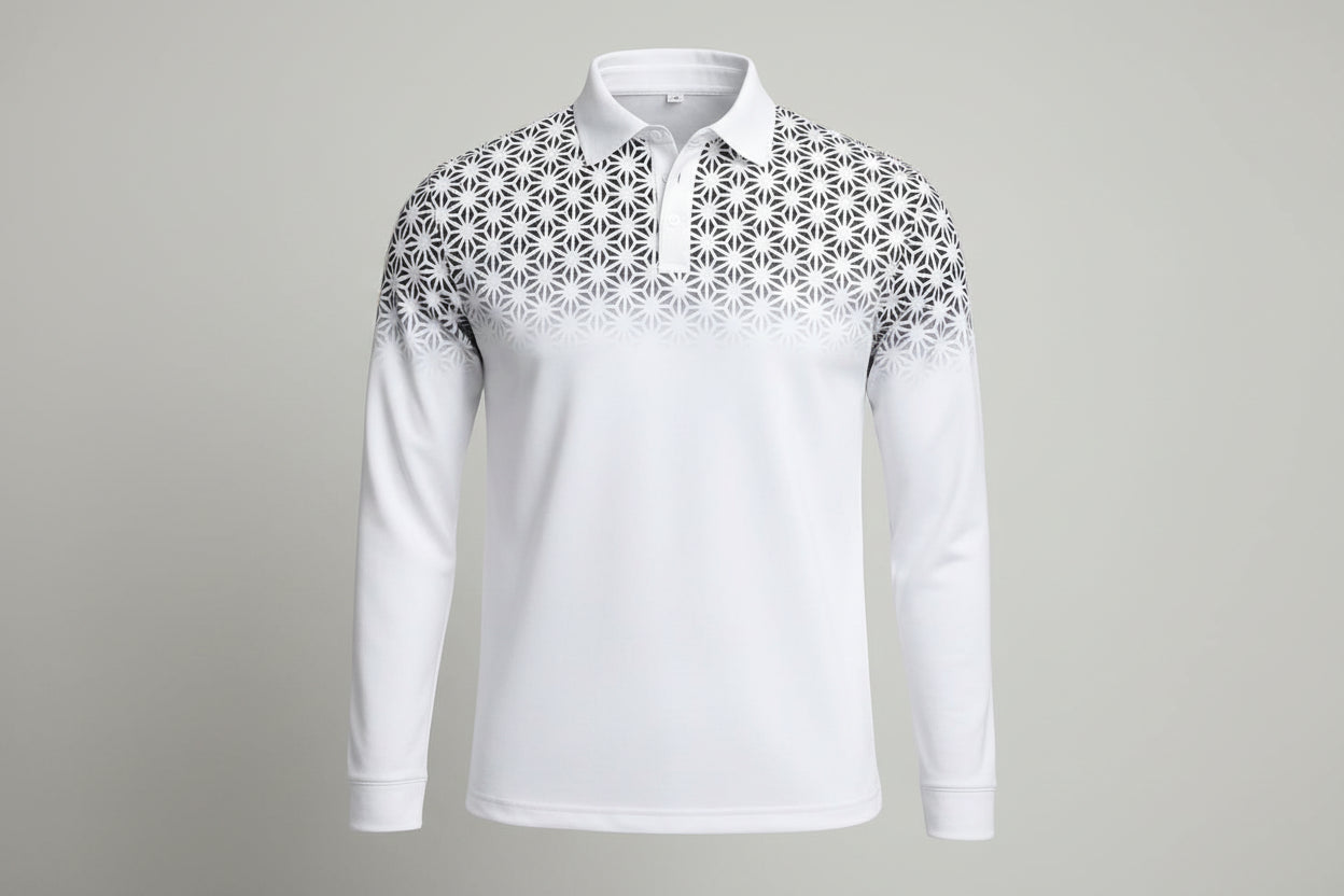 Adonis-Polo informal, con estampado de Soles