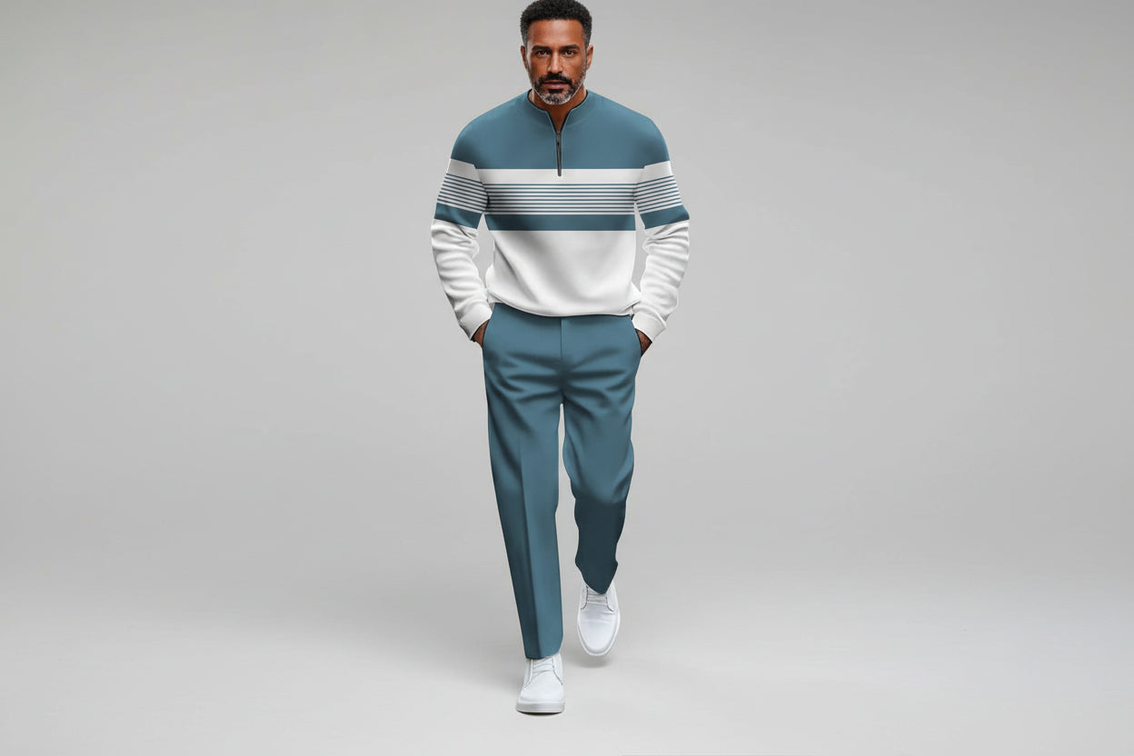 Jules-Conjunto de hombre: jersey con estampado gráfico y pantalones