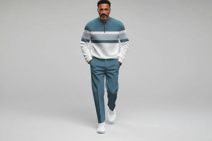 Jules-Conjunto de hombre: jersey con estampado gráfico y pantalones