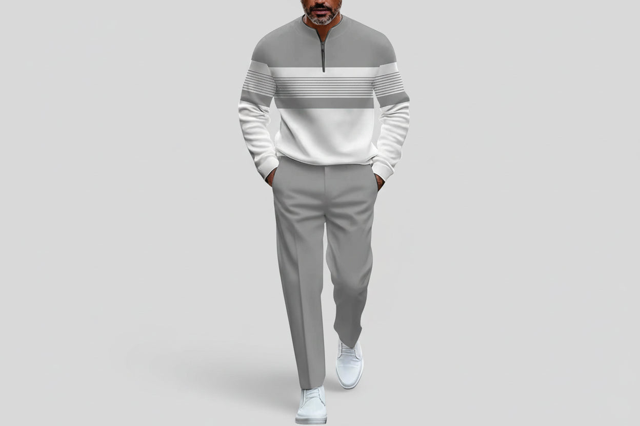 Jules-Conjunto de hombre: jersey con estampado gráfico y pantalones