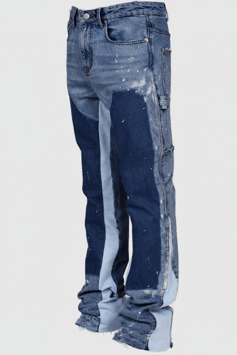 Ares-Pantalones vaqueros pintados, americanos