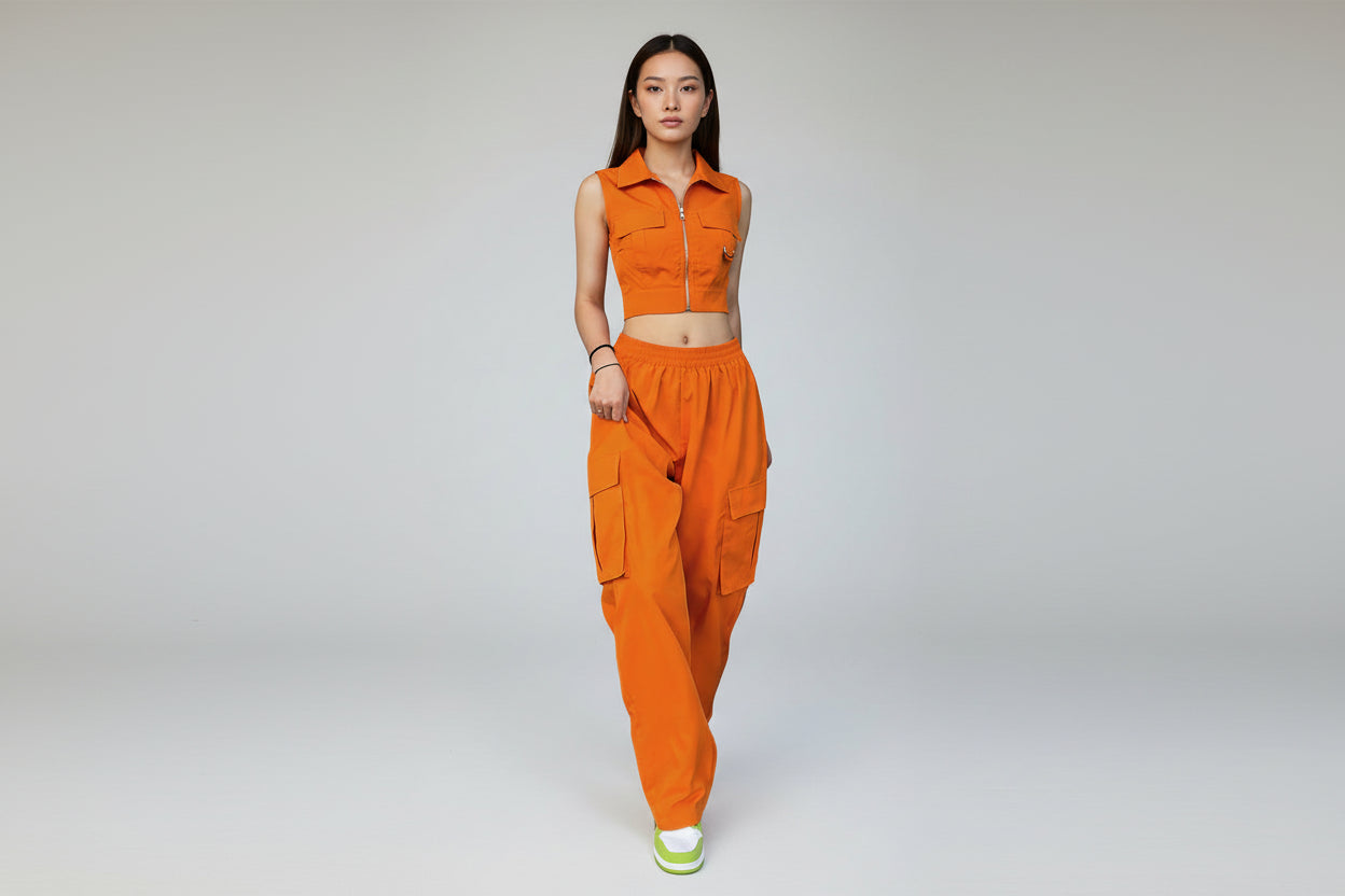 Teresa-Nuevos pantalones casuales para mujer, pantalones Cargo