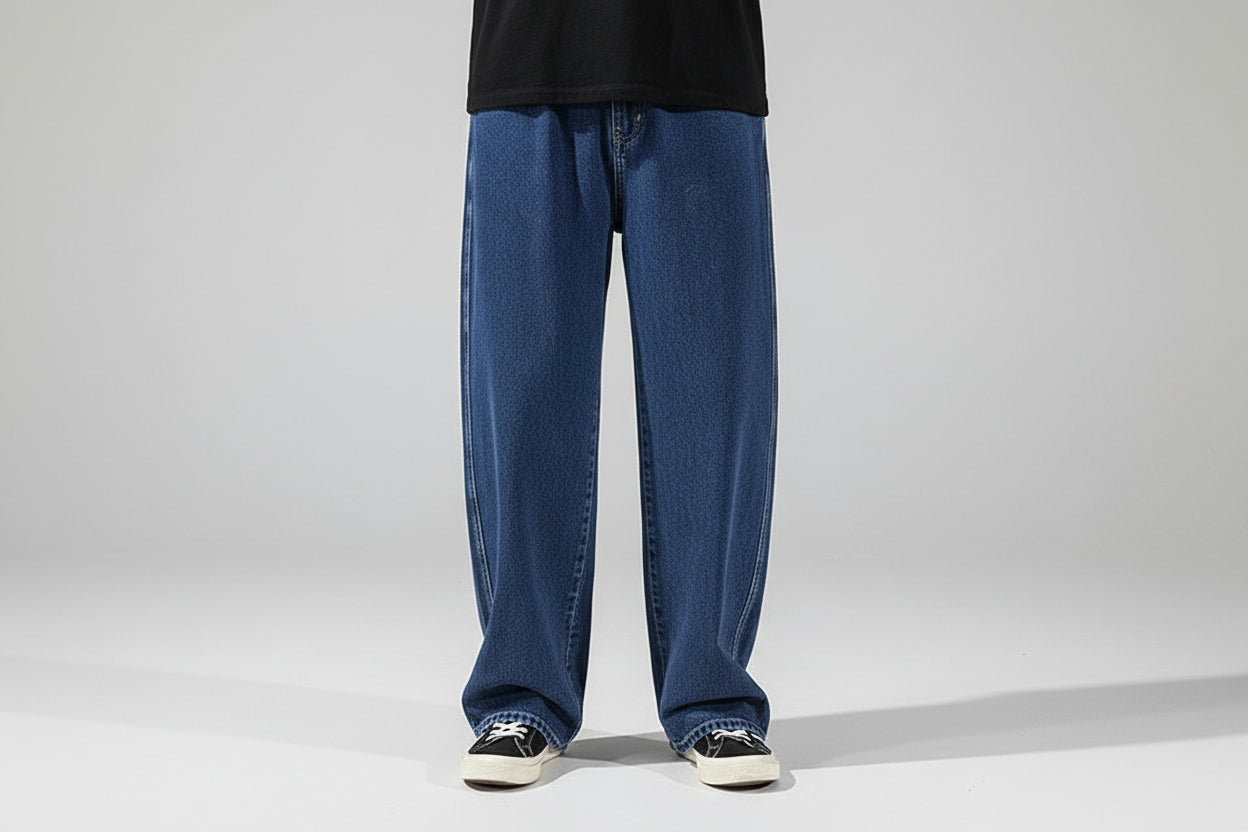 Dylan-Vaqueros Sueltos estilo coreano