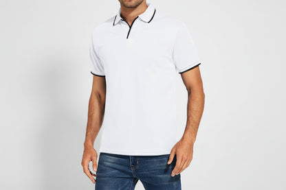 Aaron-Polo deportivo, informal, totalmente transpirable.