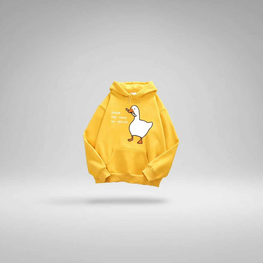 Guillermo-Sudadera Casual con estampado: Peace was never an option