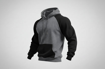 Rizion-Sudadera básica con dos colores incorporados