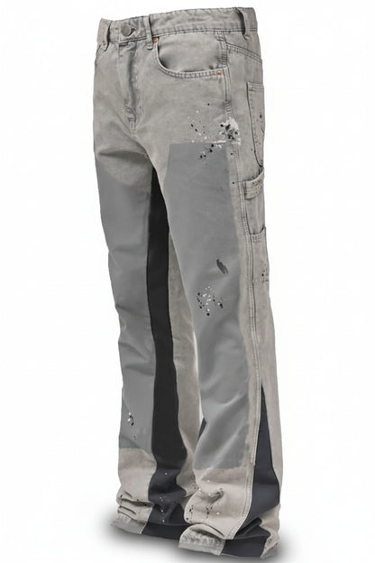 Ares-Pantalones vaqueros pintados, americanos