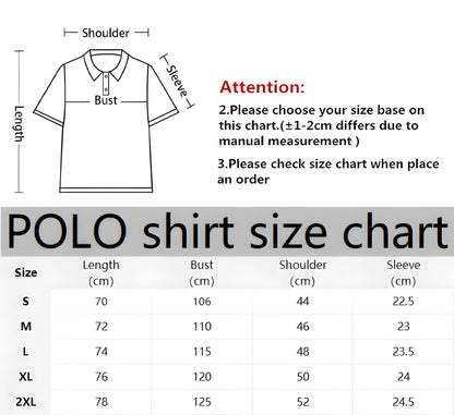 Adán-Polo clásico Elegante para vestir