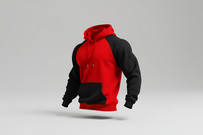 Rizion-Sudadera básica con dos colores incorporados