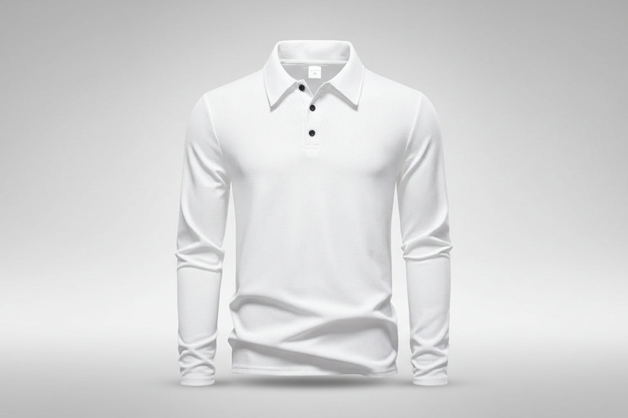 Adolfo-Polo manga larga para Primavera