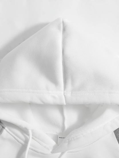 Rizion-Sudadera básica con dos colores incorporados