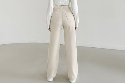 Aitana-Vaqueros de otoño para mujer, pierna recta, corte ajustado