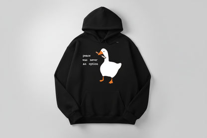 Guillermo-Sudadera Casual con estampado: Peace was never an option