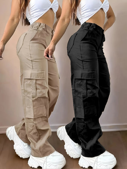 Silvia-Pantalones Cargo de Mujer, Estilo Nuevo de Primavera 2026