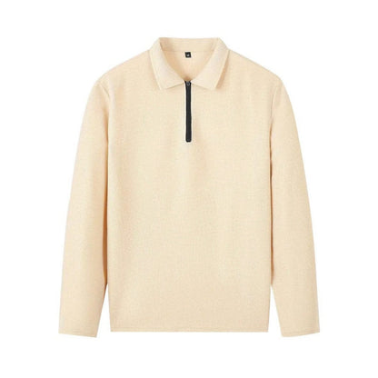 Raul-Conjunto de punto gofrado para hombre: sudadera y pantalón recto