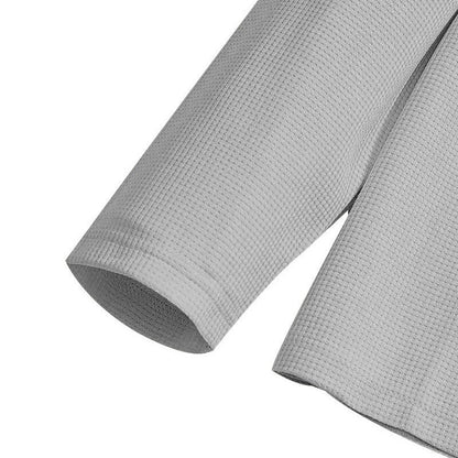 Raul-Conjunto de punto gofrado para hombre: sudadera y pantalón recto