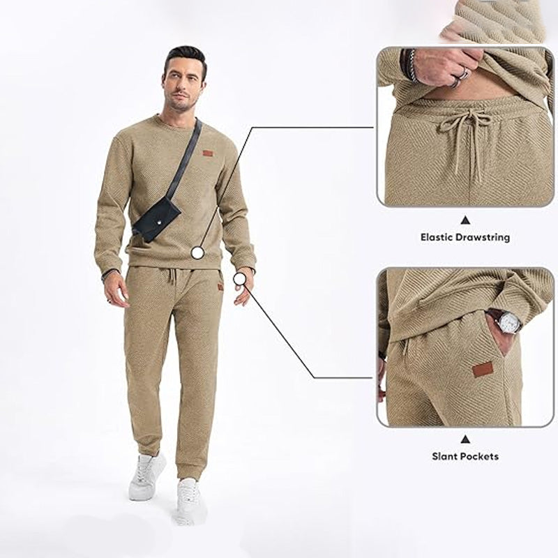 Karles-Conjunto deportivo de 2 piezas para hombre: sudadera y pantalón de chándal.