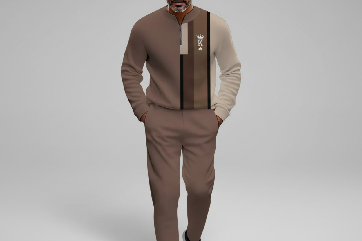 Jules-Conjunto de hombre: jersey con estampado gráfico y pantalones