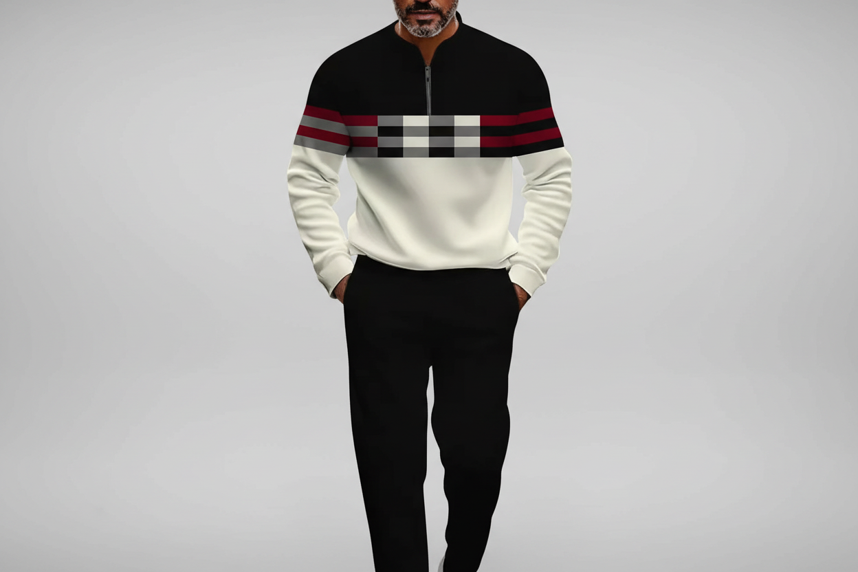 Jules-Conjunto de hombre: jersey con estampado gráfico y pantalones