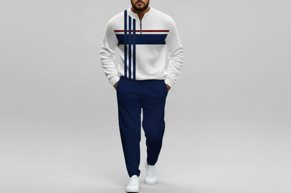 Jules-Conjunto de hombre: jersey con estampado gráfico y pantalones