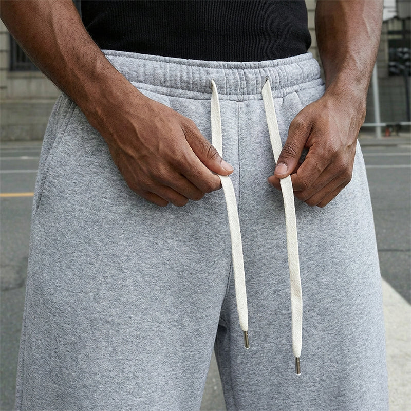 Fede-Pantalones informales para hombre de corte holgado, con práctico cordón ajustable.